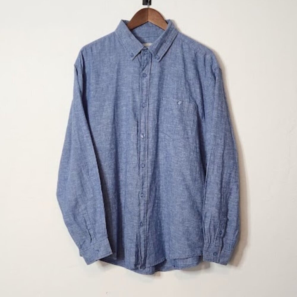 Bruno Magli Men's Long Sleeve Button-Down Shirt Size XL